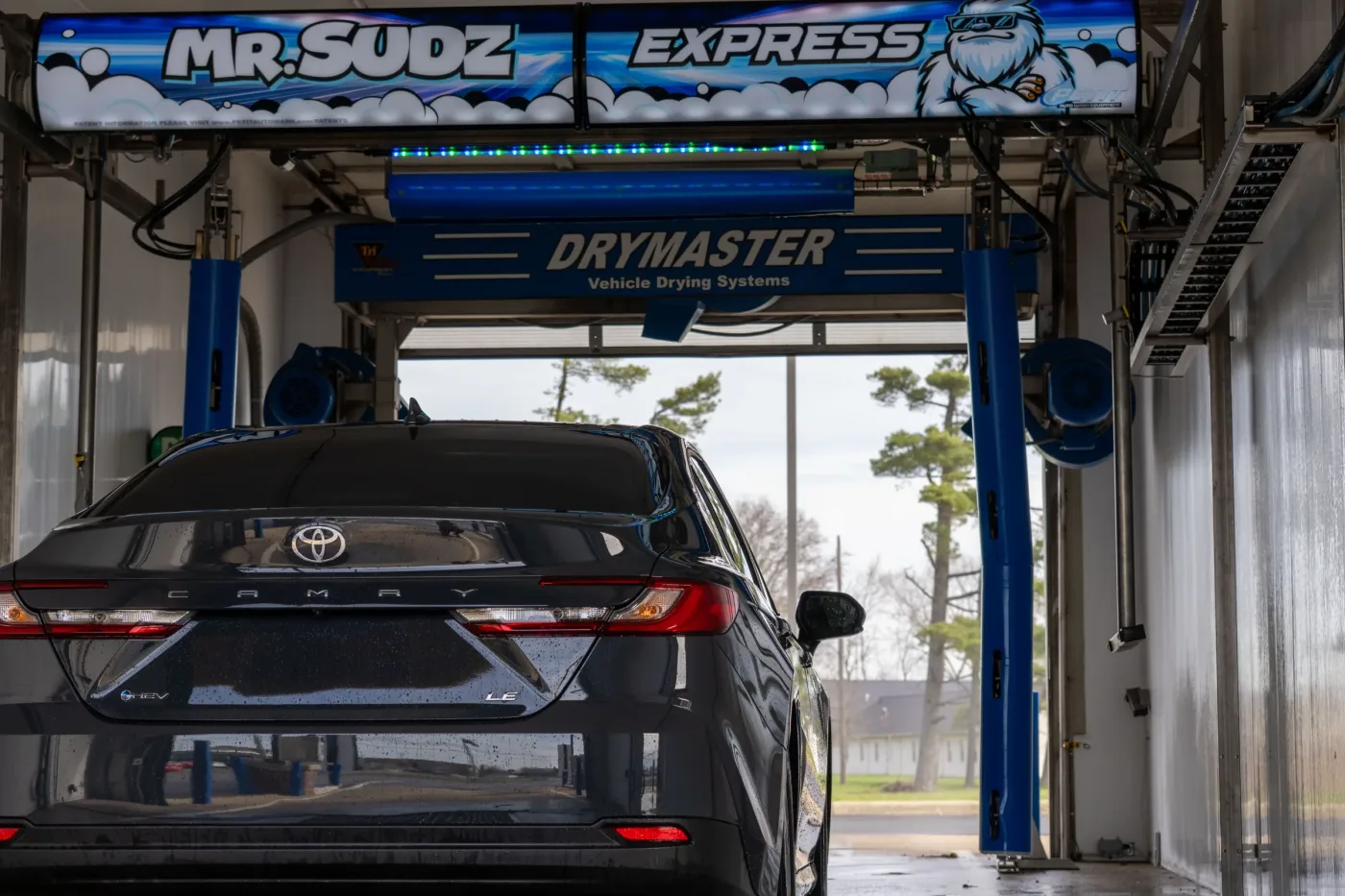 First pass - Mr Sudz touchless car wash, W Broad St